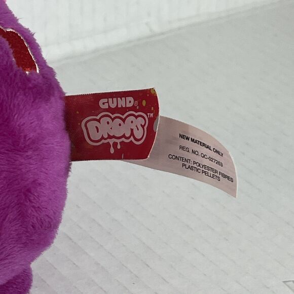 GUND Drops Misty Magic Purple Pink Unicorn Plush Doll Toy  11" - Picture 4 of 9